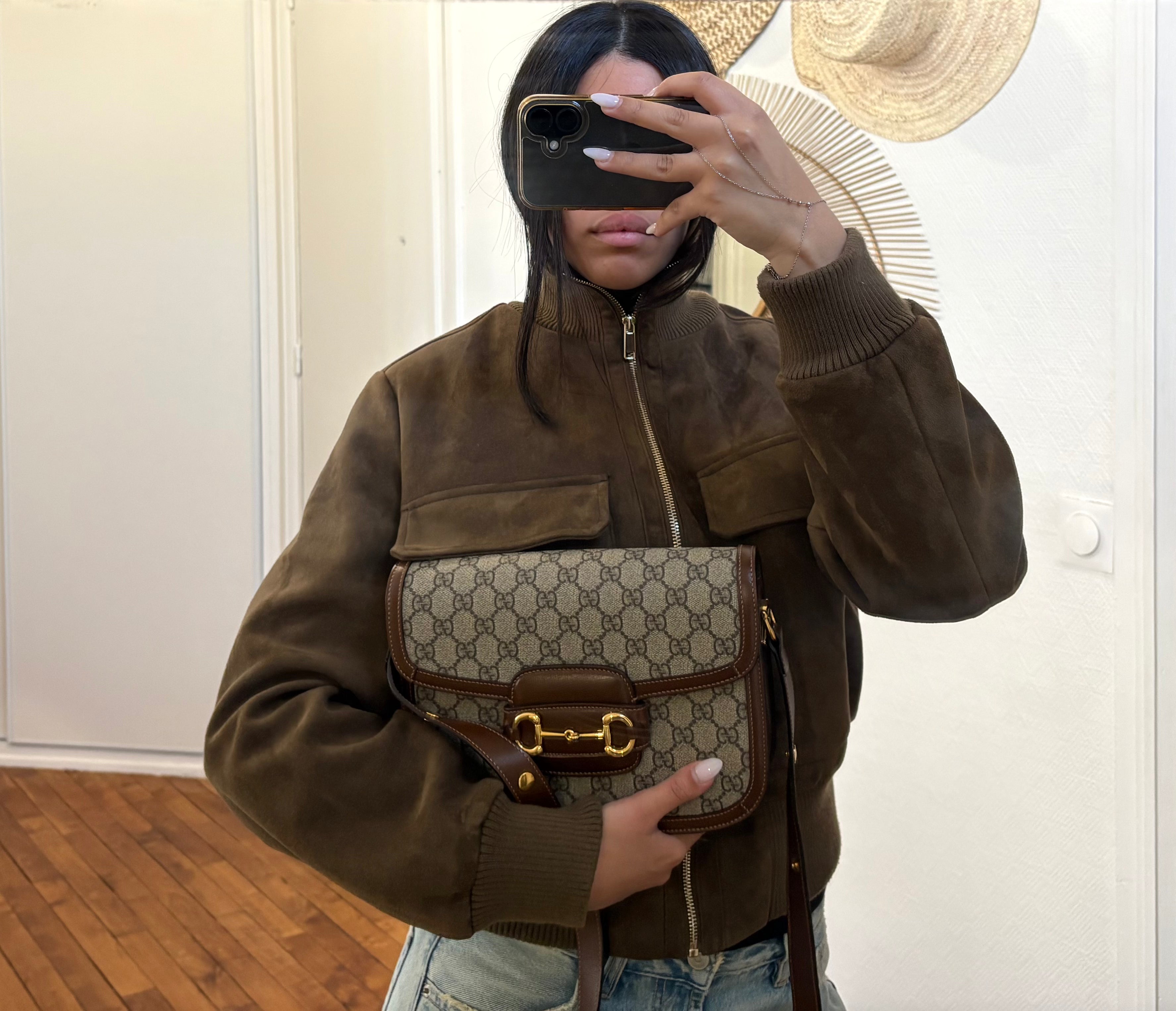 Gucci Sac à épaule Horsebit 1955 Moyen Format